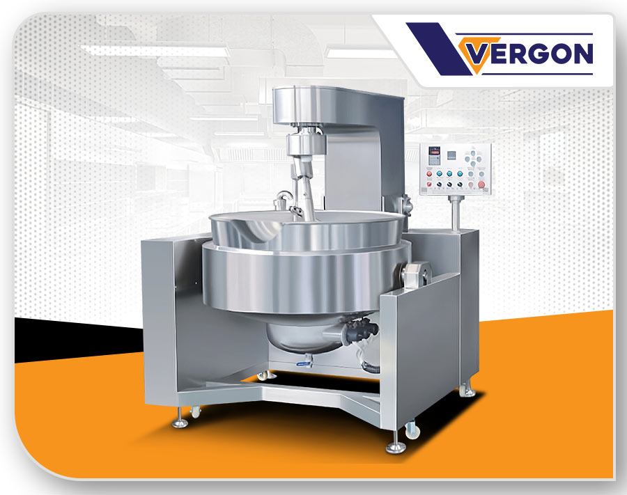 Electric Heated Thermal Oil Cooking Mixer