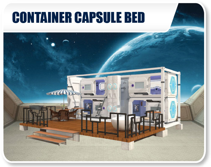 Outdoor Container Capsule Bed