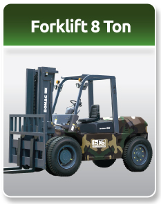 Bomac Forklift Military 8 Ton