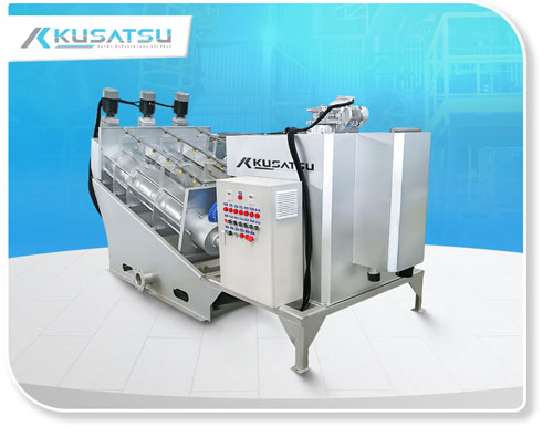 Volute Sludge Dewatering Machine