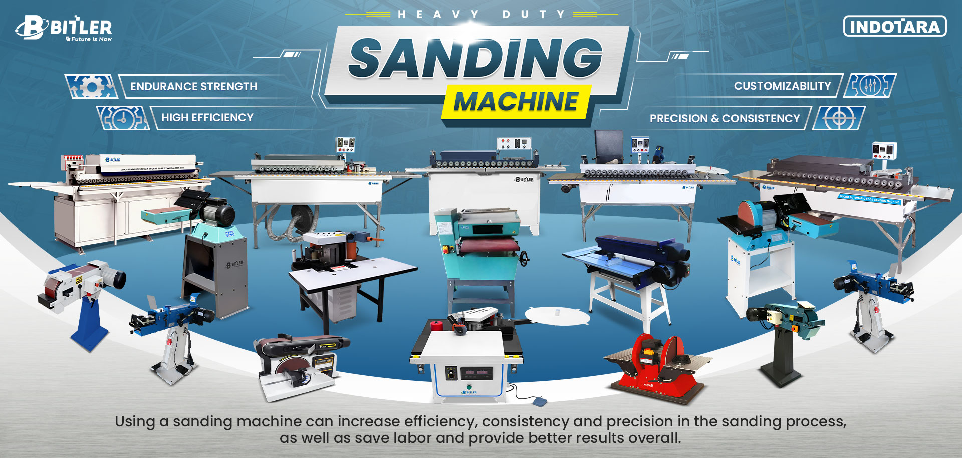 Bitler Sanding Machine