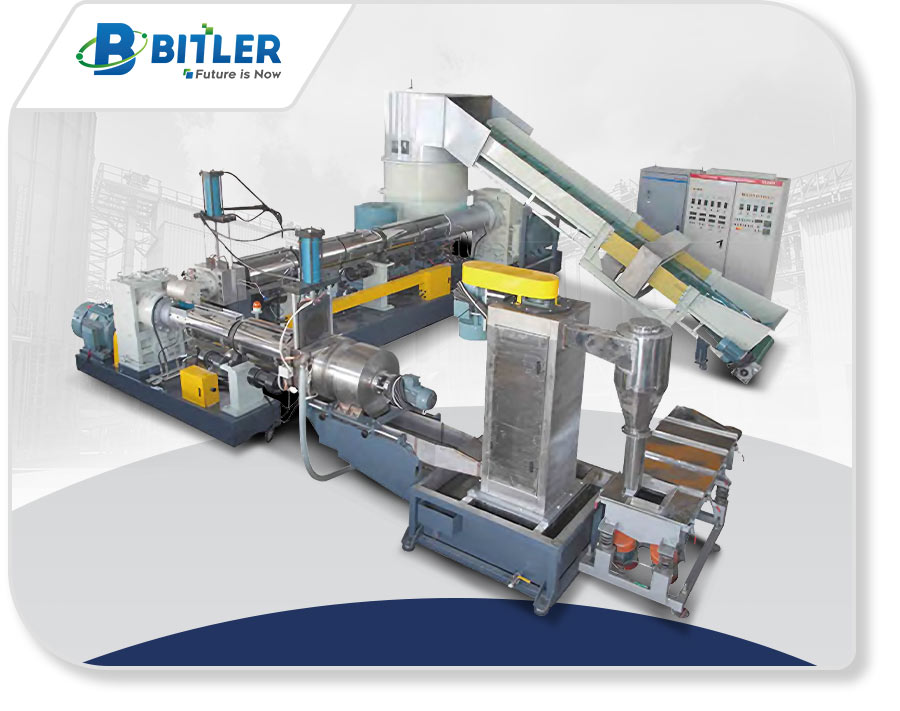 Woven Bag Compactor-Pelletizing Machine Double-Stage