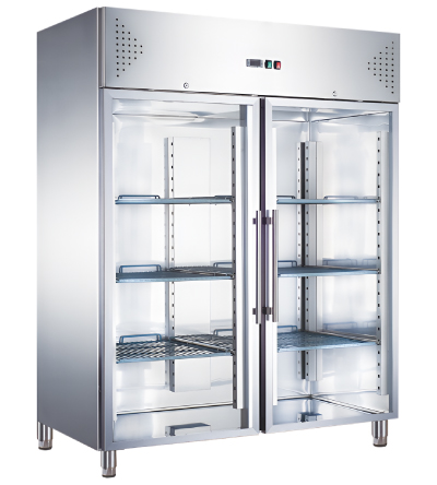 Luxury Upright Glass Door Refrigerator