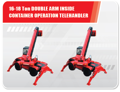 16-18 Ton Double Arm Inside Container Operation Telehandler