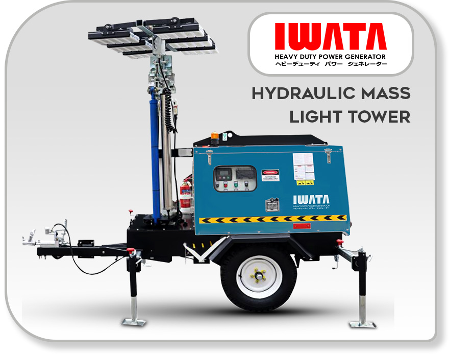Lighting Tower LED with Hydraulic Mast