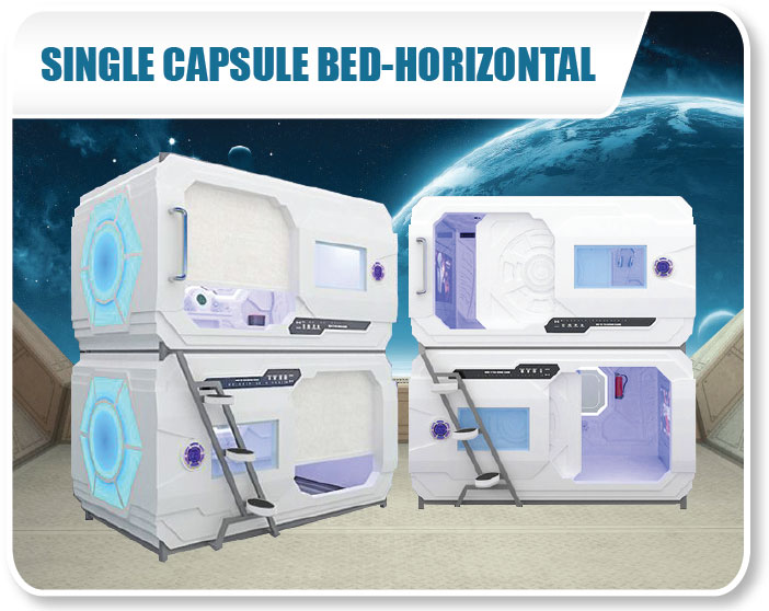 Single Capsule Bed - Horizontal