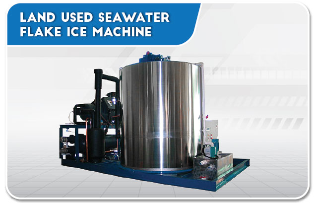 Land Used Seawater Flake Ice Machine