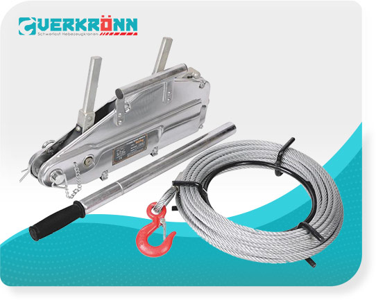 Wire Rope Pulling Hoist WRH-HS Type (Steel Body)