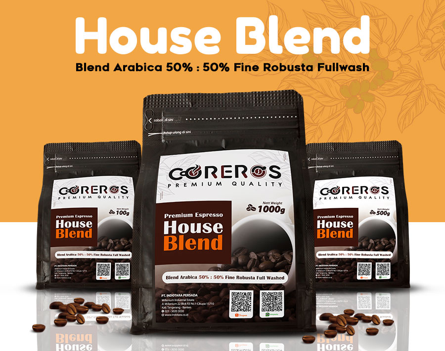 House Blend 50% Arabica 50% Robusta
