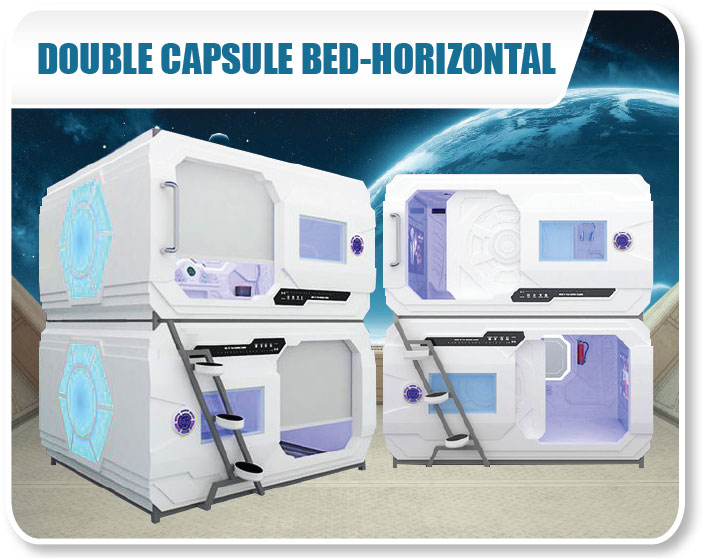 Double Capsule Bed - Horizontal