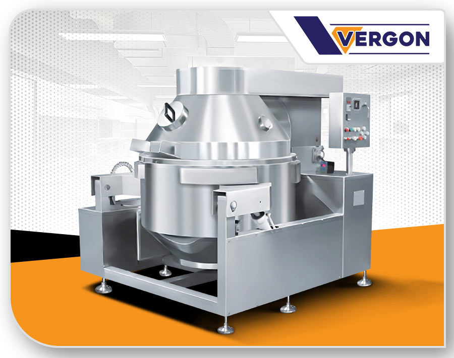 Electric Induction Heated Powder Cooking Machine