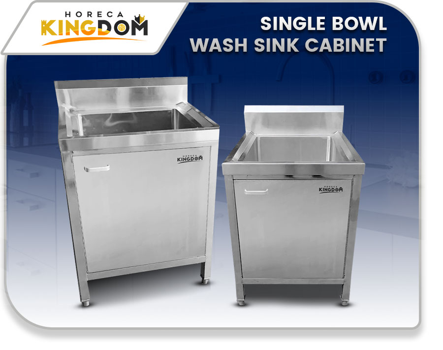 Single Bowl Wash Sink Cabinet