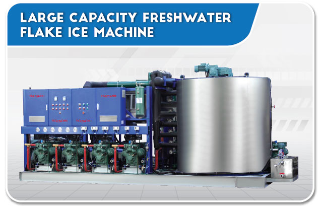 Large capacity Freshwater flake ice machine