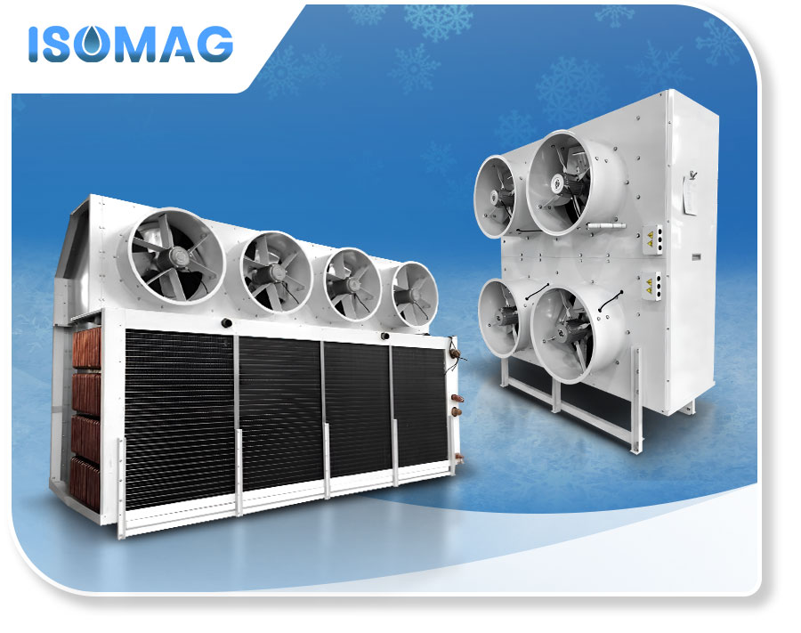 Floor Standing Type Top Blown Water Defrost Evaporator