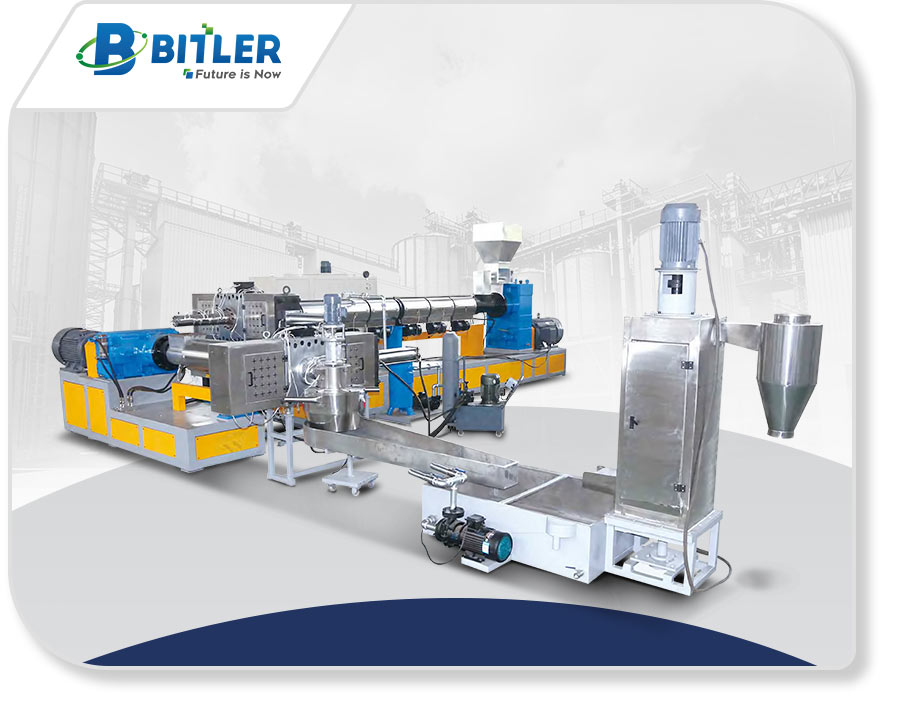 Recycled Grinded Material Pelletizing Machine Double-Stage